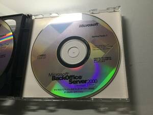 BackOffice Server 2000 Developer Edition @2枚組@ プロダクトキー番号あり