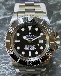 1円スタート☆ロレックスシードゥエラー126660純正文字盤☆カスタム状態で発送 ROLEX SEA-DWELLER 美品 サブマリーナ同等モデル