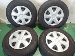 S1009■ヨコハマ IG60 155/80R13■TOYOTA 純正 CL 13X4.50B +35 鉄 中古4本