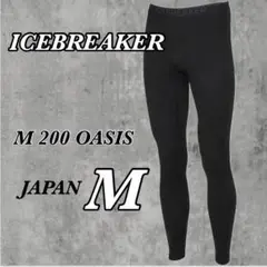 【アイスブレーカー】メンズスパッツ BLACK 日本サイズM