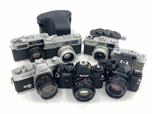 フィルムカメラ 一眼レフ レンジファインダー おまとめ RICOH Konica MINOLTA OLYMPUS PENTAX Canon 他【CDAM4036】