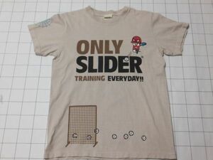 ◆Tシャツ 半袖 サイズ(S) Laundry(ランドリー)スライダーマン ONLY SLIDER◆古着 同梱可 日本製 野球 バント バンスラ マスク サムライ