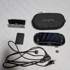 PS VITA PCH-1100 本体 メモリーカード32GB 充電スタンド