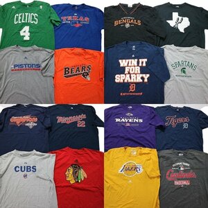 古着卸 まとめ売り プロチーム 半袖Tシャツ 16枚セット (メンズ XL ) NBA MBL シカゴベアーズ MS8957 1円スタート