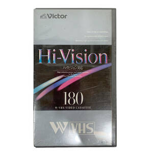24C296_1 【未開封品】Victor ビクター Hi-Vision対応 W-VHS 180分メタルビデオカセットテープ WT-180HB ビデオテープ メタルテープ 