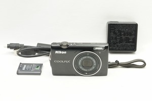【適格請求書発行】良品 Nikon ニコン COOLPIX S5100 コンパクトデジタルカメラ ブラック【アルプスカメラ】240225r