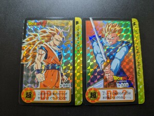 裏面完全未剥がし　ドラゴンボールZ　カードダス　本弾　No.154 155 究極博版