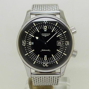 中古ロンジン【LONGINES】　L3.674.4　レジェンドダイバーデイト　社外ブレス