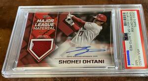 【世界で1枚】大谷翔平直筆サイン入りカード 2022 TOPPS MAJOR LEAGUE MATERIAL MJR.LG.MAT-SR.2-AUTO-RED