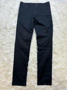 1円～　I-1　60　Carhartt カーハート　チノパン　パンツ　ボトム　ロゴ　SID PANT　サイズ30　コットン　ダークネイビー