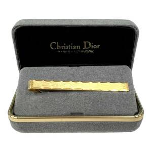 【美品】Christian Dior クリスチャンディオール ネクタイピン ゴールド カラー メンズ アクセサリー ③