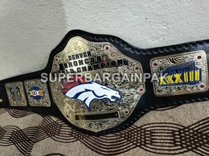 海外　限定品　送料込み　Denver Broncos Championship プロレス　チャンピオン　優勝　ベルト　高品質　レプリカ 3