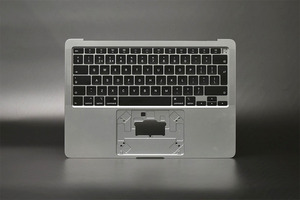 当日発送 MacBook Air Retina 13 2020 A2179 スペースグレイ Touch ID UK キーボード パームレスト 中古品 1-719-6 トップケース