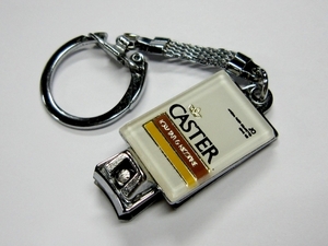 昭和レトロ ビンテージ タバコ柄 CASTER キャスター 爪切り キーホルダー NAIL CLIPPER KEY CHAIN