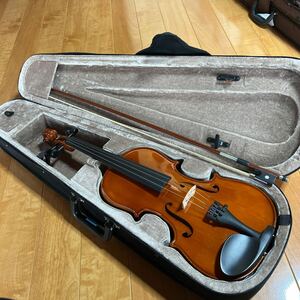 1円〜Romanza ロマンツァ バイオリン ヴァイオリン 弓 ケース付き RV-250 ヴァイオリン Violin 弦楽器 楽器 中古