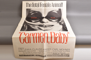 3065-4　映画ポスター　1967年　カルメン・ベィビー　Carmen Baby　