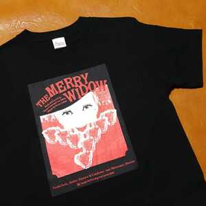 佐渡裕 芸術監督 プロデュース オペラ 喜歌劇 THE MERRY WIDOW メリー ウィドウ Tシャツ ブラック Sサイズ 2008年 兵庫 芸術文化センター