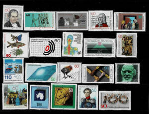 ドイツ 1981年 単品発行記念切手揃い