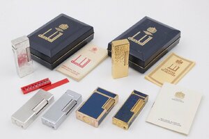 【行董】AA000BOM23 S.T.Dupont デュポン dunhill ダンヒル ローラー ガスライター 6点 まとめ 都彭 喫煙具 喫煙グッズ 雑貨 コレクション