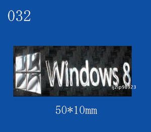即決032【 Windows 8 】エンブレムシール追加同梱発送OK■ 条件付き送料無料 未使用