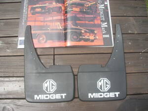 ◆新品 MG IDGET ロゴ入りマッドフップ 泥除け◆MGミゼット1100/1275/BMC/BLMC 英国 MGミジェット/ADO16/MG/ＢＭＣミニ