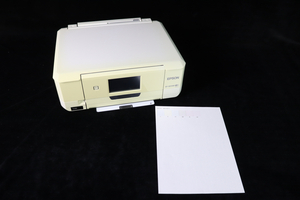 ★【動作OK/ノズルチェックOK】EPSON EP-807AW エプソン インクジェット 印刷 プリンター カラー ホワイト 事務 家庭 010JJJJH98