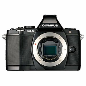OLYMPUS デジタルマイクロ一眼カメラ OM-D E-M5 ボディ ブラック 1605万画 (中古品)