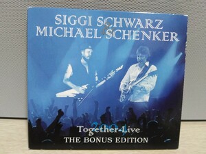 ☆SIGGI SCHWARZ ＆ MICHAEL SCHENKER☆TOGETHER-LIVE 2004 THE BONUS EDITION【レア必聴盤】マイケル・シェンカー デジパック仕様 レア CD