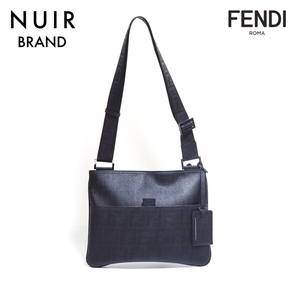 【先着50名限定!クーポン緊急配布中】 フェンディ FENDI ショルダーバッグ ズッカ柄 PVC ブラック