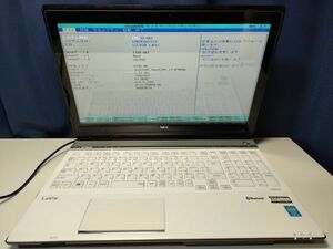 【一部ジャンク】NEC LaVie LL750/M PC-LL750MSW-BG i7仕様(CPU等欠品) BIOS起動可能 マザーボード 液晶パネル キーボード【動作確認済み】