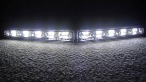 ESUSE 5 LED デイライト　5.8w　ポジション0.5w 白色 未使用品　幅15センチ　BELLOF　ベロフ