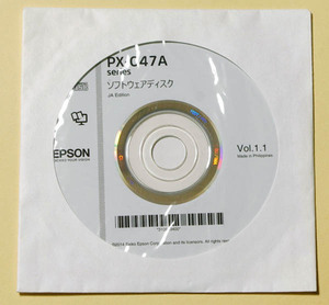 EPSON PX-047A用 ソフトウェアディスク/セットアップCD/ドライバCD