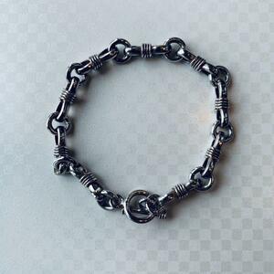 Vintage Silver 925 Toggle Bracelet