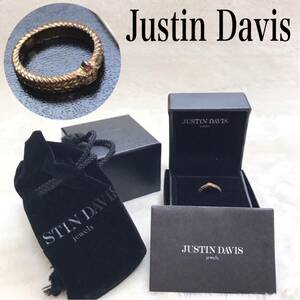 JUSTIN DAVIS ジャスティンデイビス ヴォヤージャーリング ルビー ゴールド シルバー ジュエリー アクセサリー 小物 メンズ レディース