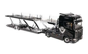 NZG 1/18 SCANIA V8 730S black + Lohr car transporter 　スカニア　キャリアカーセット