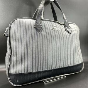 Vivienne Westwoodヴィヴィアンウエストウッド ビジネスバッグ ブラック ハンドバックトート ブランドかばん 手持ちバッグ ロゴ入り 会社鞄