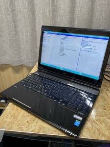 【BIOS動作確認】中古 NEC LAVIE PC-LL750NSB-E3 i7-4700MQ メモリ8GB 【ジャンク】