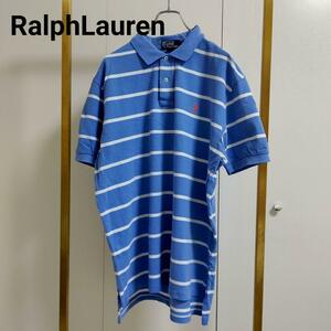RalphLauren/ラルフローレン/XL/パステルブルー/ポロシャツ