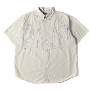 Columbia コロンビア シャツ サイズ:L 00s PFG フィッシングシャツ 半袖 FM7130 オールドコロンビア ビッグサイズ カジュアル