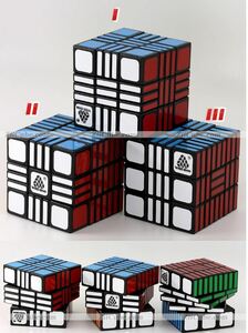 Witeden-魔法の立方体,ロードブロック,i ii iii 1 2 3 luzhangバージョン,ステッカー,奇妙な形のパズル,プロの教育玩具