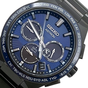 セイコー SEIKO アストロンネクスター SBXC121 ブルー チタン 腕時計 メンズ 中古