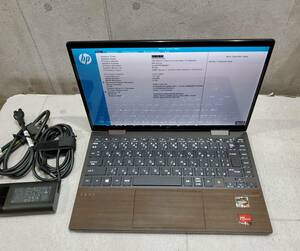 ＜ジャンク＞HP ENVY x360 13-ay0131AU / AMD Ryzen 7 4700U / ストレージ無し / 16GB