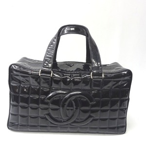 Ft1168521 シャネル ハンドバッグ エナメル チョコバー レディース CHANEL 中古