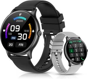 AA73/スマートウォッチ 通話機能付き Bluetooth 活動量計 歩数計 腕時計 健康管理 スマートバンド IP67防水 スマートブレスレット 