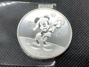 31.1グラム 2020年 (新品) ニウエ「ディズニー・ミッキー クリスマス」純銀 1オンス 銀貨