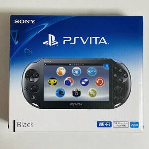 【美品】SONY ソニー PlayStation Vita PS Vita ブラック 本体 PCH-2000 ZA11 本体 動作確認済 保護シール貼付済