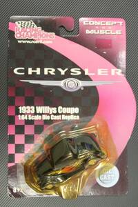 RACING CHAMPIONS CHRYSLER 1933 Willys Coupe ミニカーブラック 2000