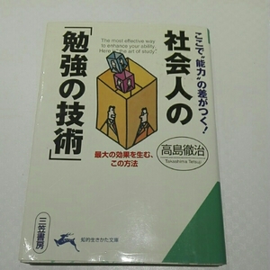 社会人の「勉強の技術」 ここで“能力の差がつく!■高島徹治