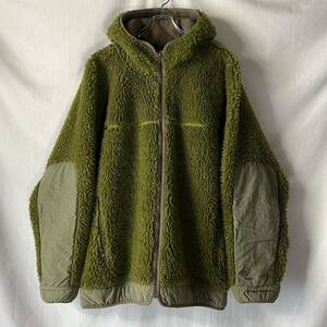 2003年製 前期 初期 USA製 patagonia パタゴニア リズムフーディー カクタス L ヴィンテージ OLD フリース パイル ジャケット