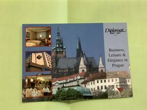 ホテルプラハ　Hotel Diplomat ポストカード　30年近く前か